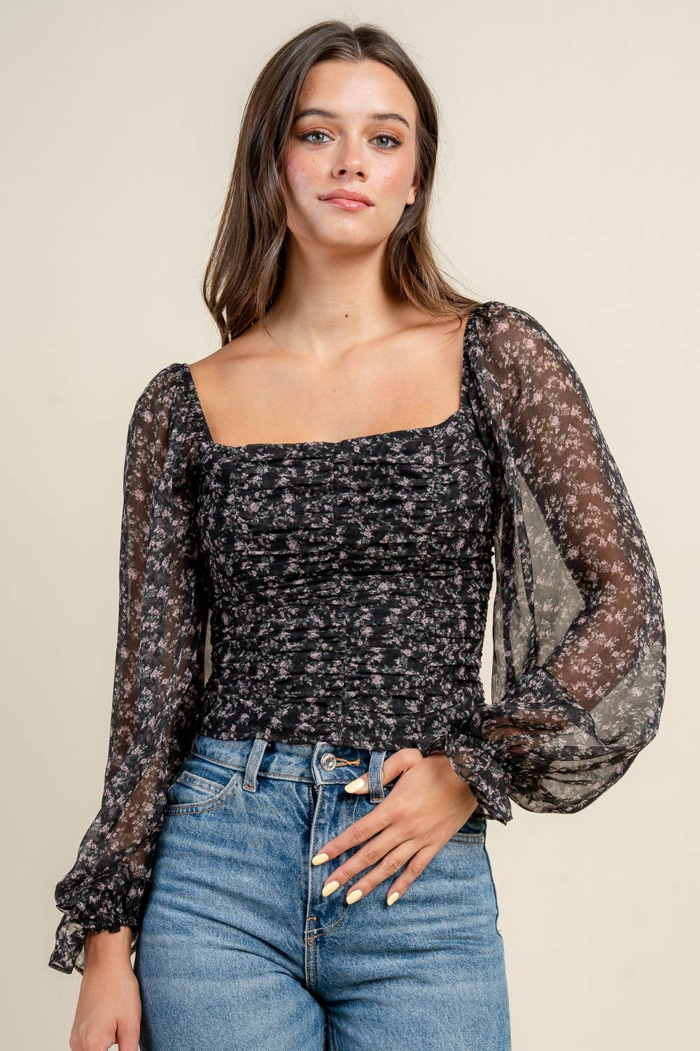Sofia Mesh Blouse FINAL SALE