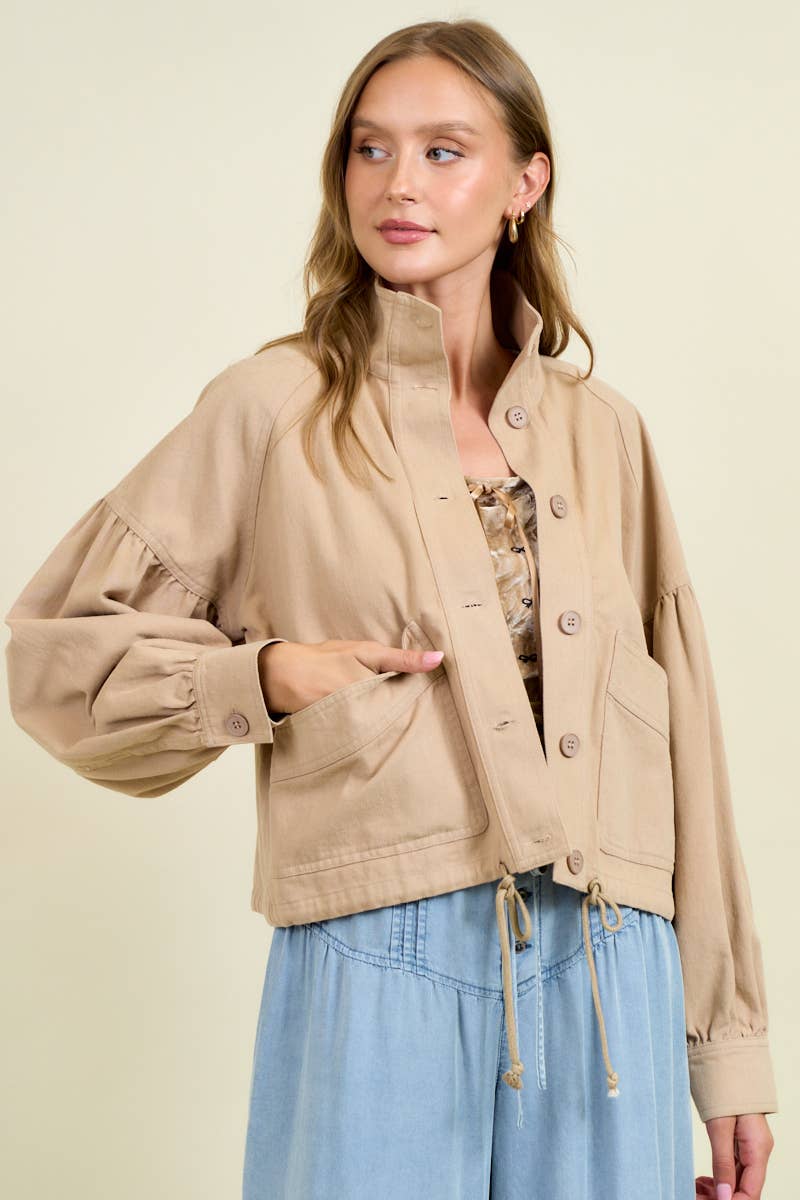 Zach Blouson Twill Utility Jacket