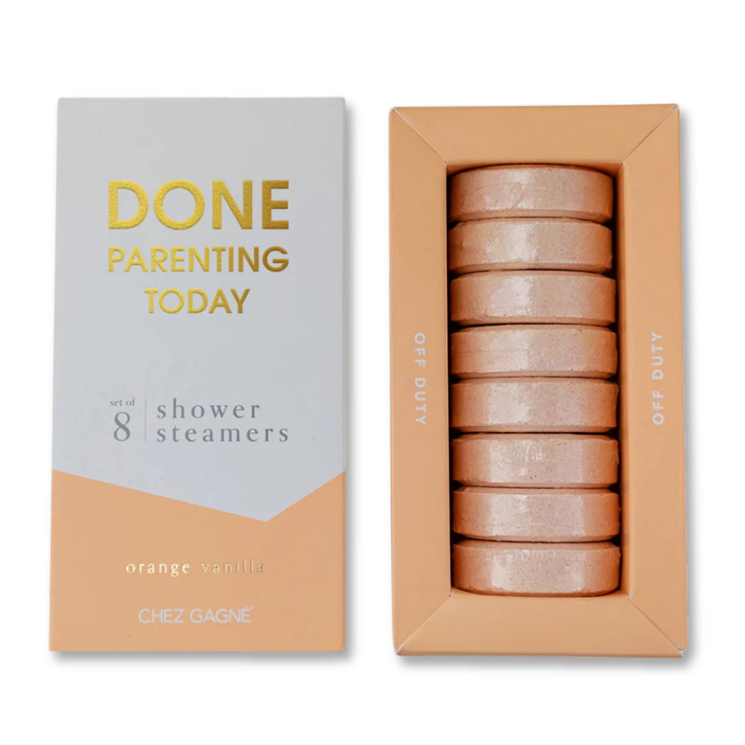 Done Parenting Today Shower Steamers - Orange Vanilla - Set of 8 Tabs