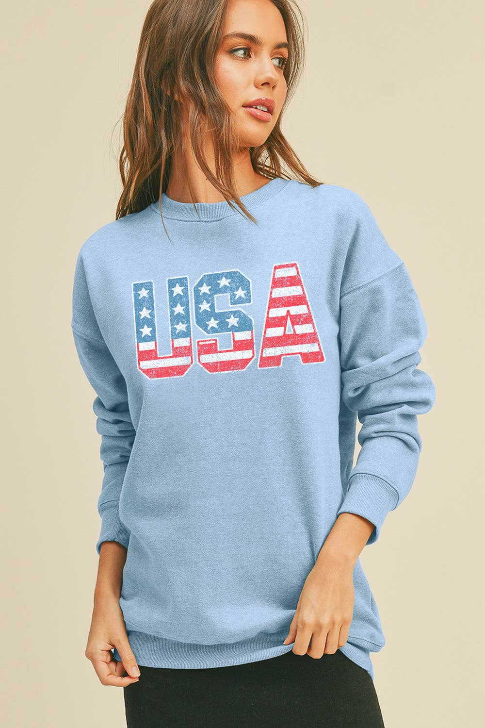 USA Long Sleeve Sweatshirt