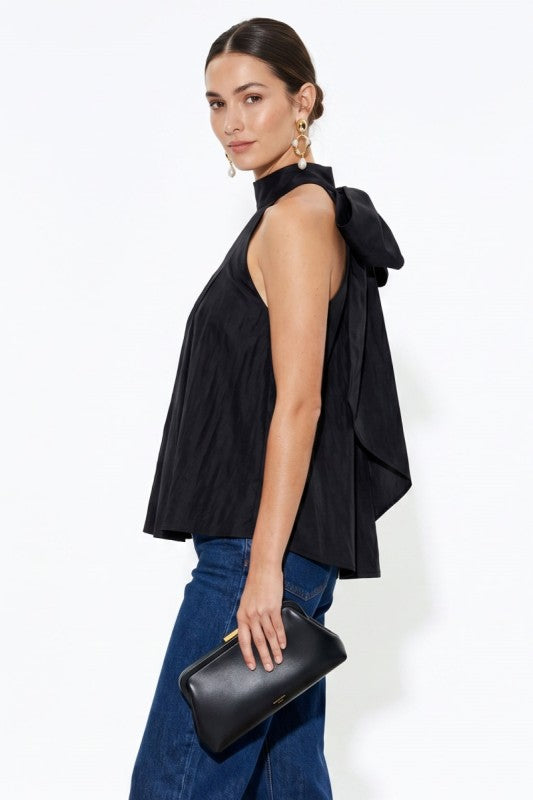 Emelie Halter Neck Tie Tank Top