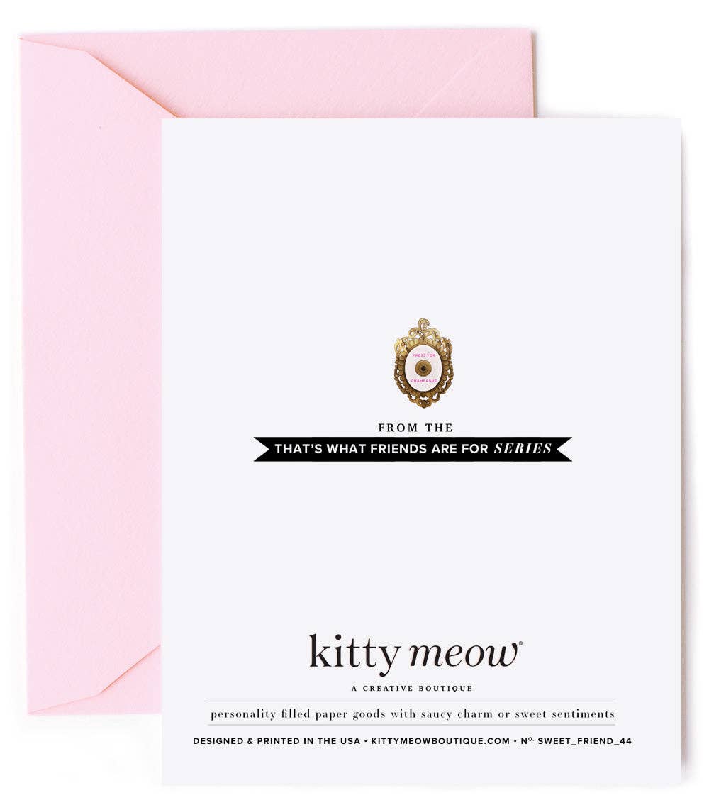 Press for Champagne, Celebration Card