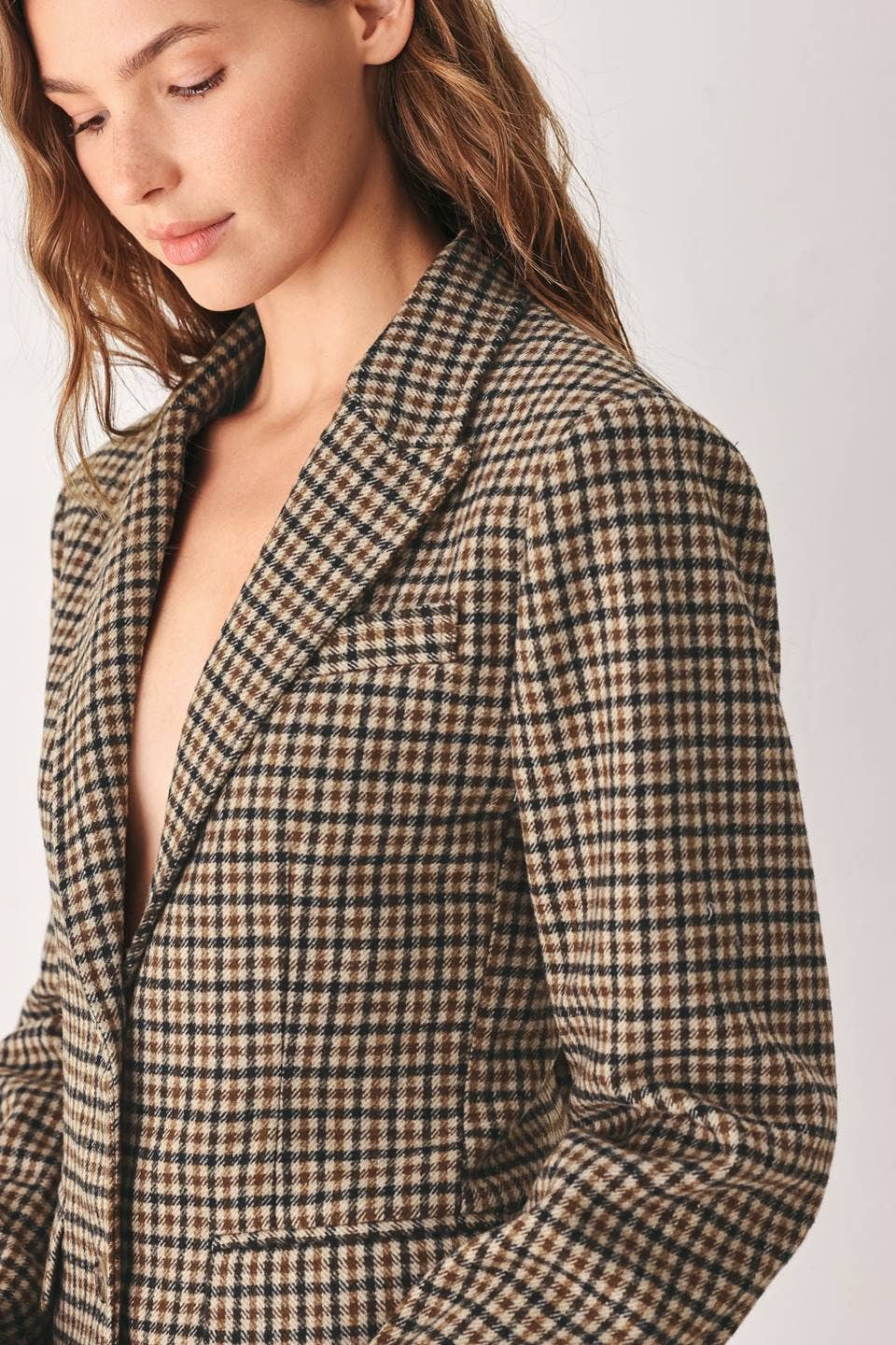 Vayda Houndstooth Blazer