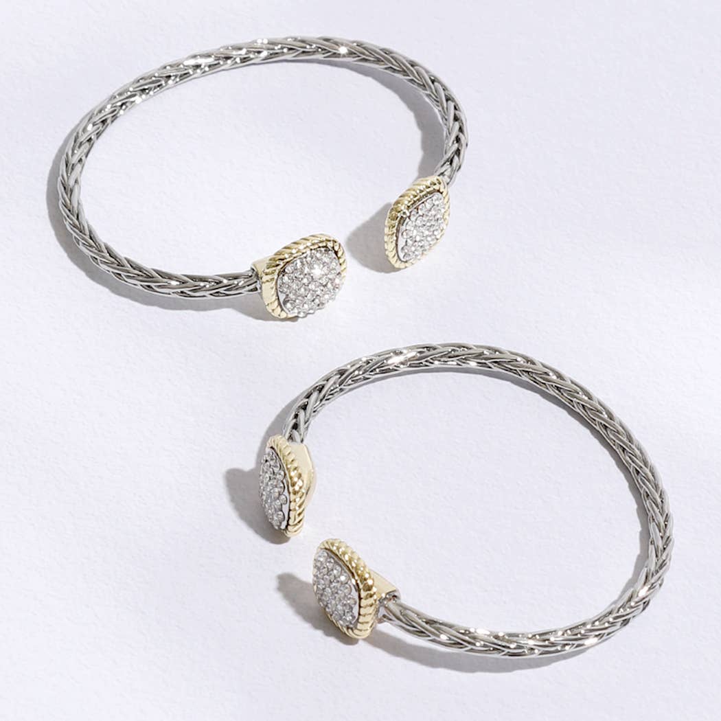 Duncan Square Edge Designed Braided Bracelet