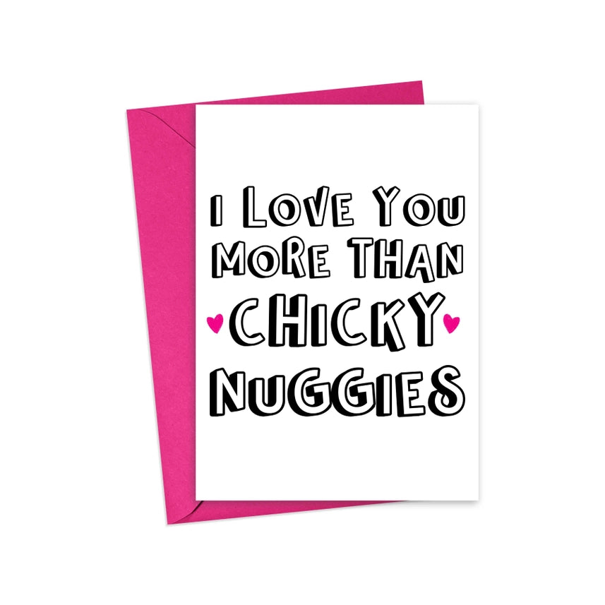 Chickie Nuggies Valentine Card