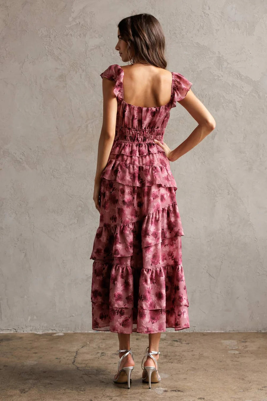 Faith Floral Midi Dress
