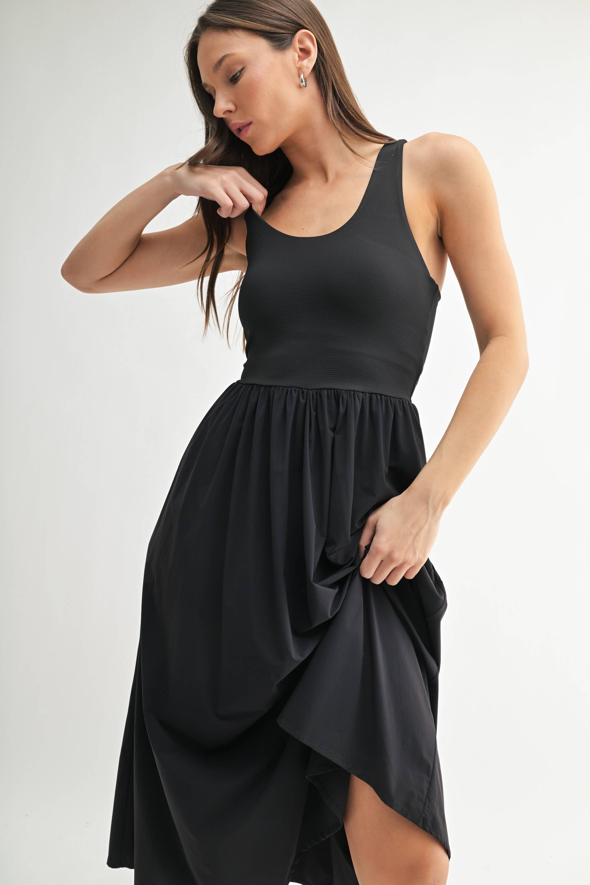 Bree Rib Tank Midi Dress