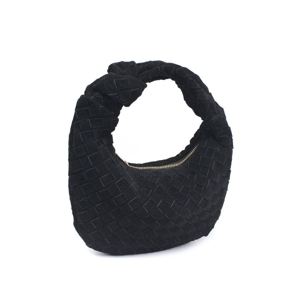 Autumn Woven Genuine Suede Leather Clutch (2 Colors!)