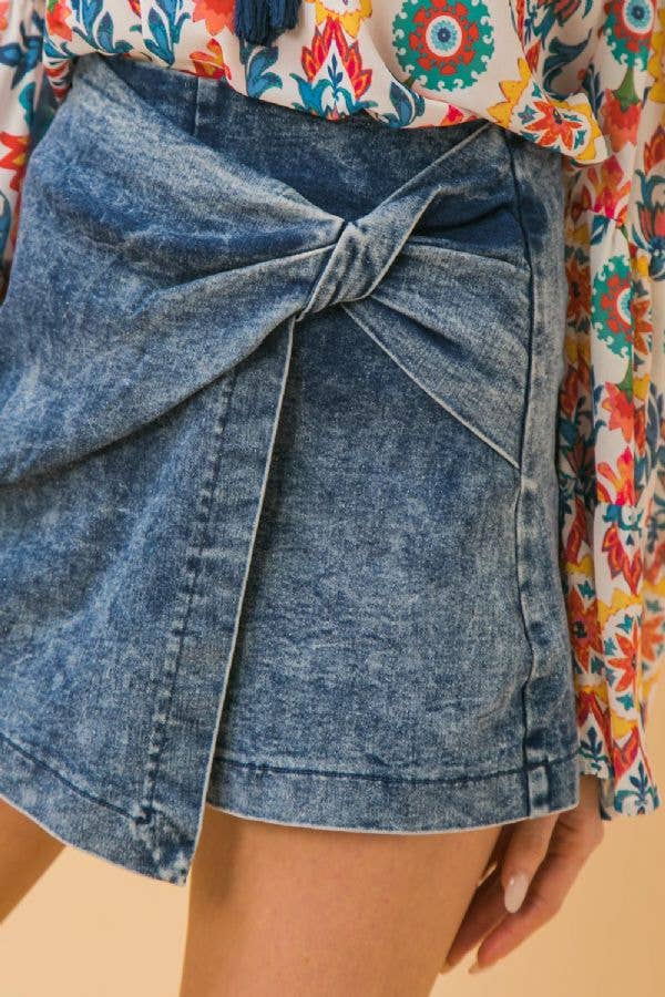 Abigail Acid Wash Skort PREORDER