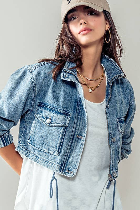 Nelly Utility Denim Jacket