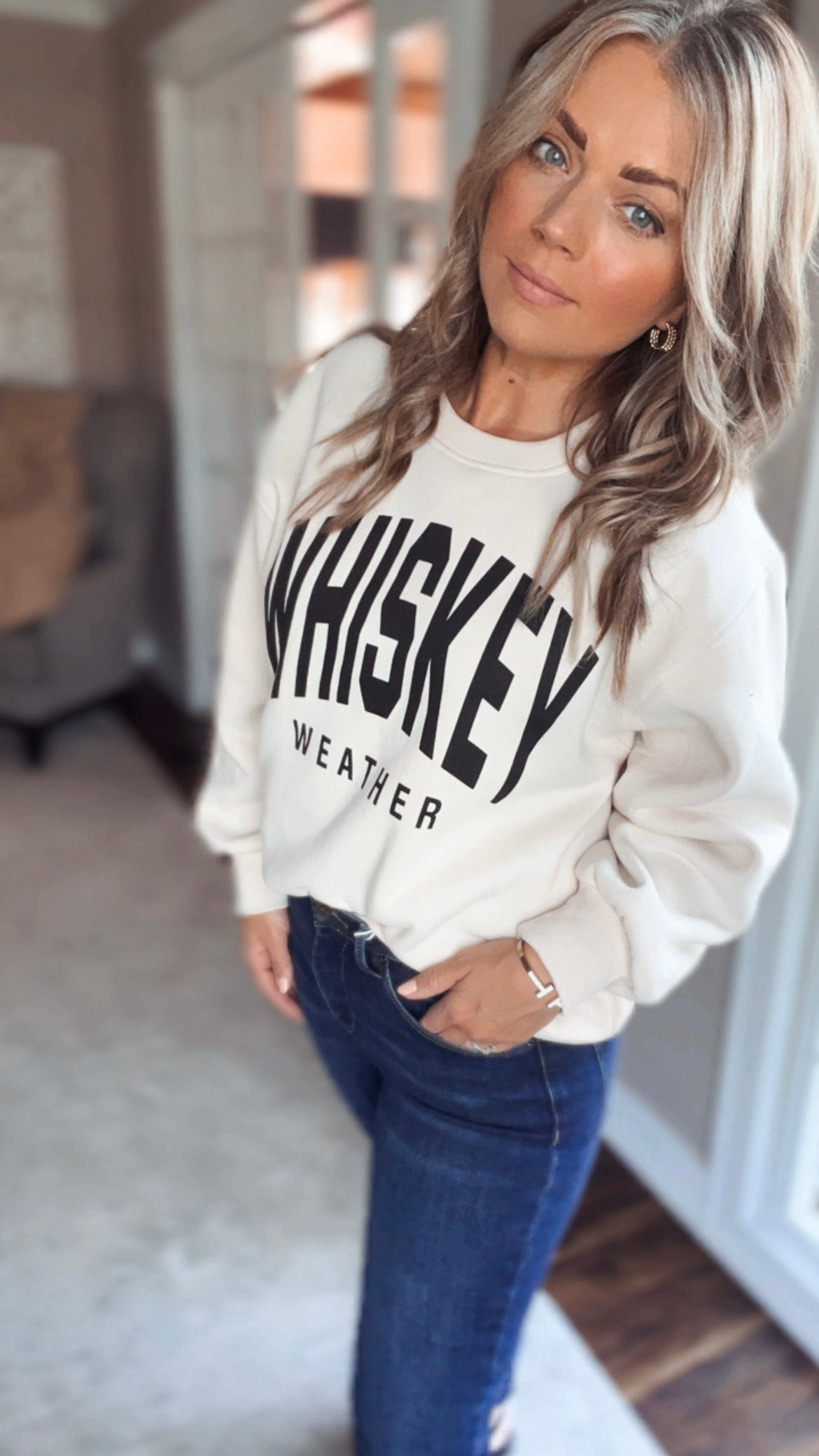 Whiskey Weather Sweatshirt FINAL SALE
