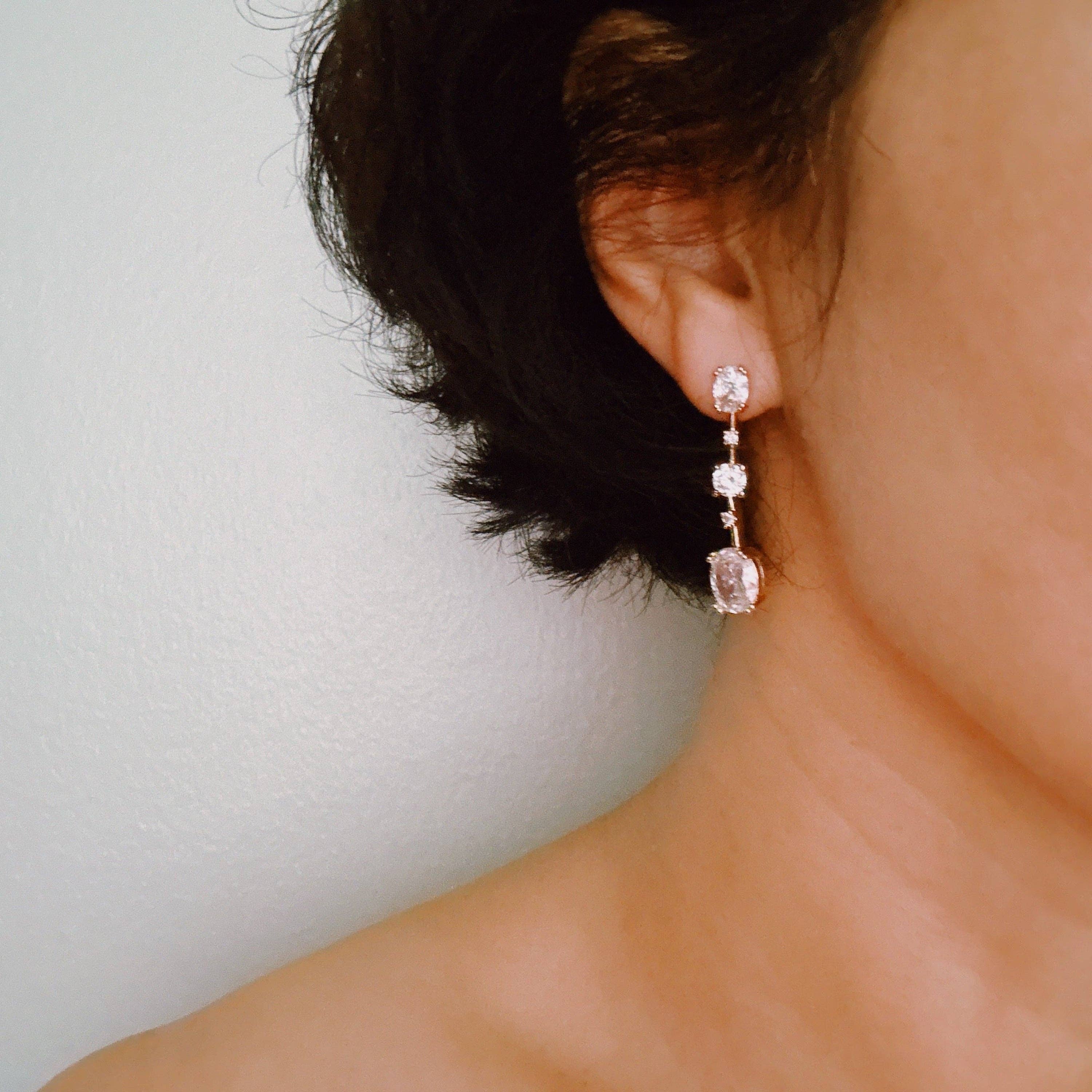 Dramon Brilliant Drop Earrings