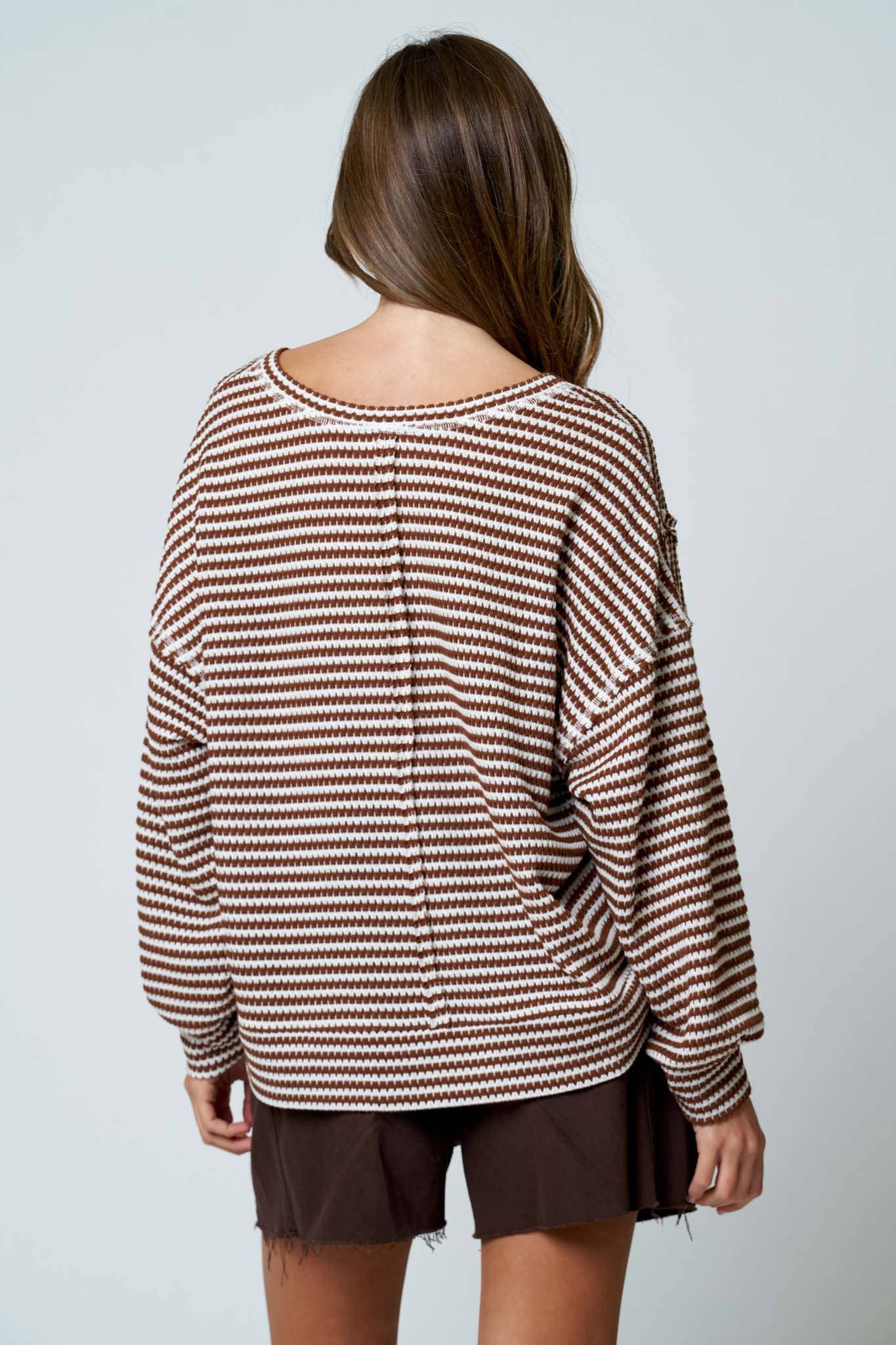 Anji Stripe Top