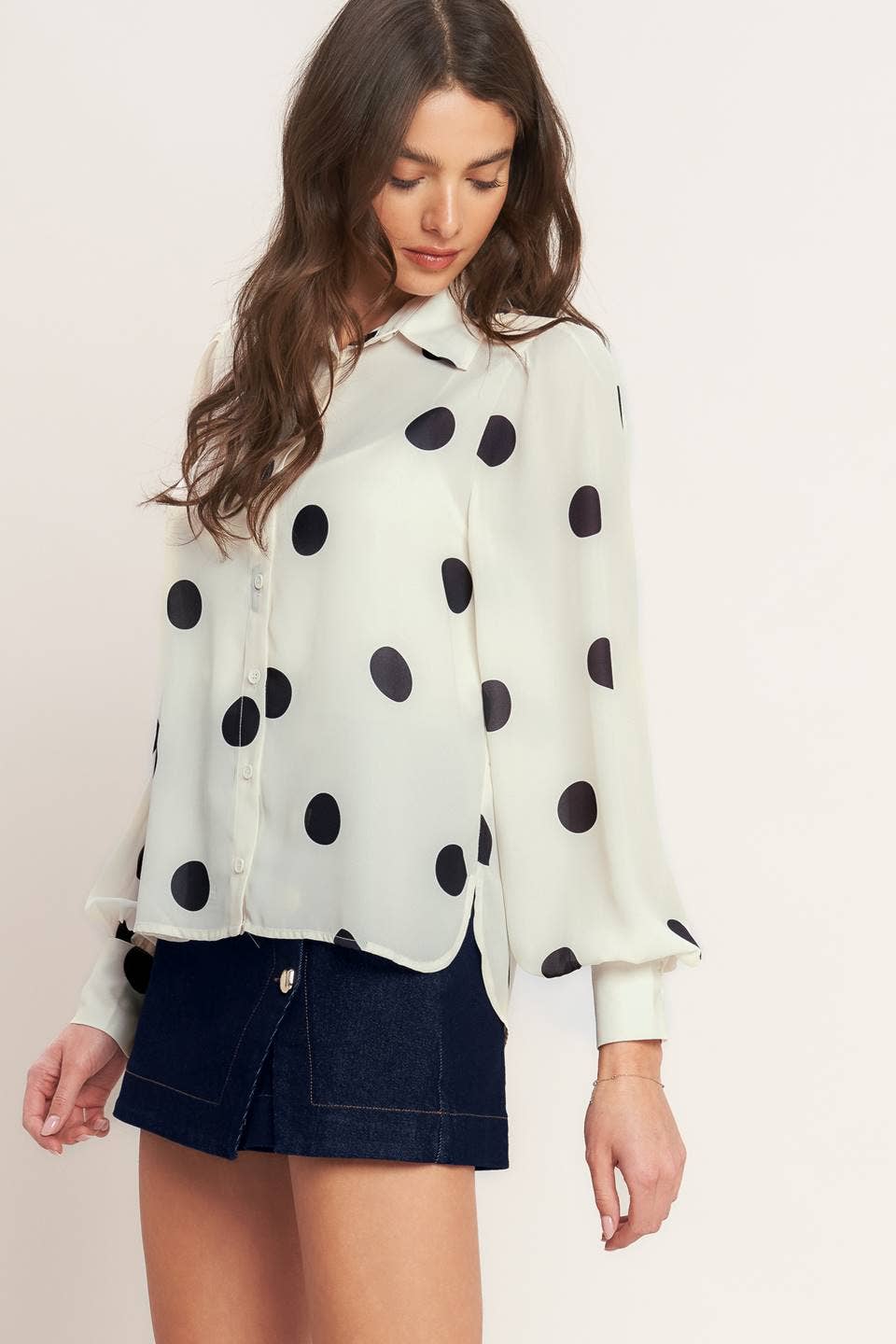 Gavin Polka Dot Blouse