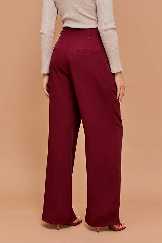 Beau High Waist Wide Leg Pants (2 Colors!) FINAL SALE