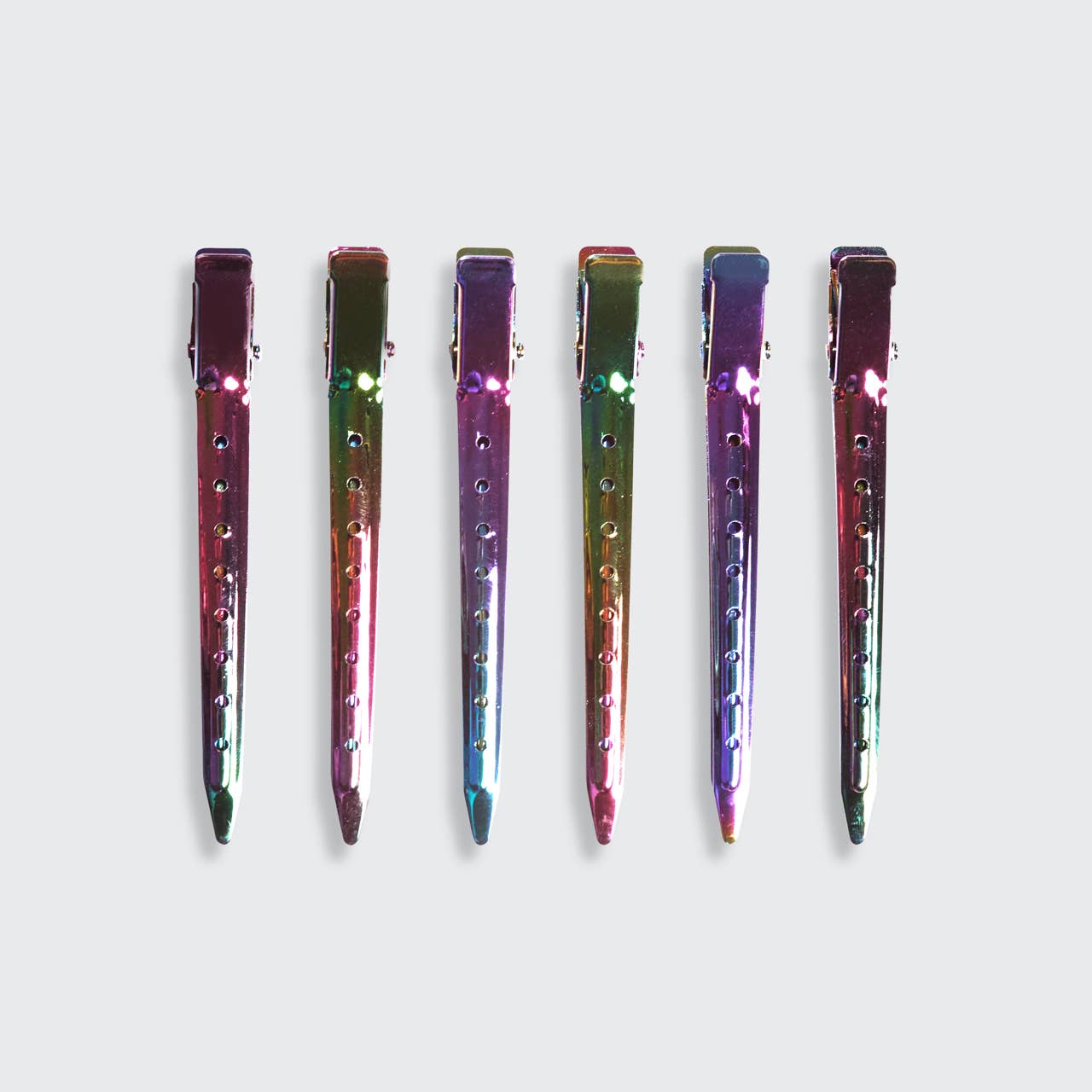 KITSCH Styling Hair Clips 6pc - Iridescent