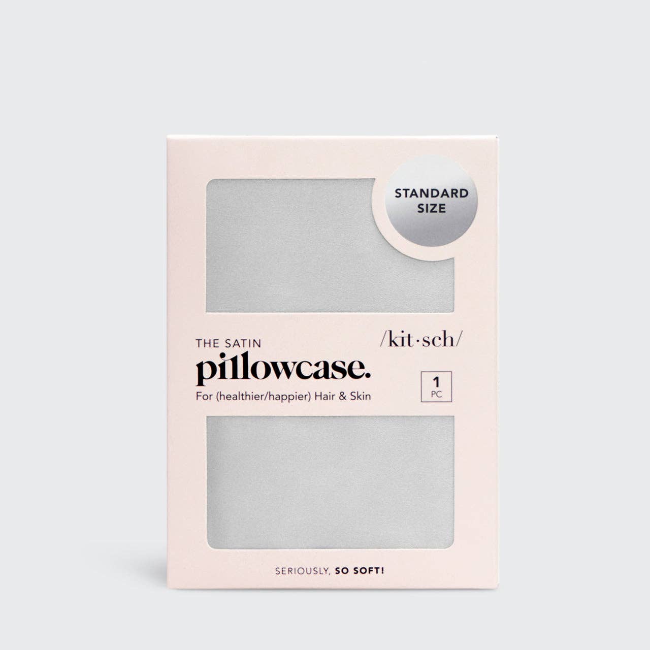 Satin Pillowcase Standard - Silver