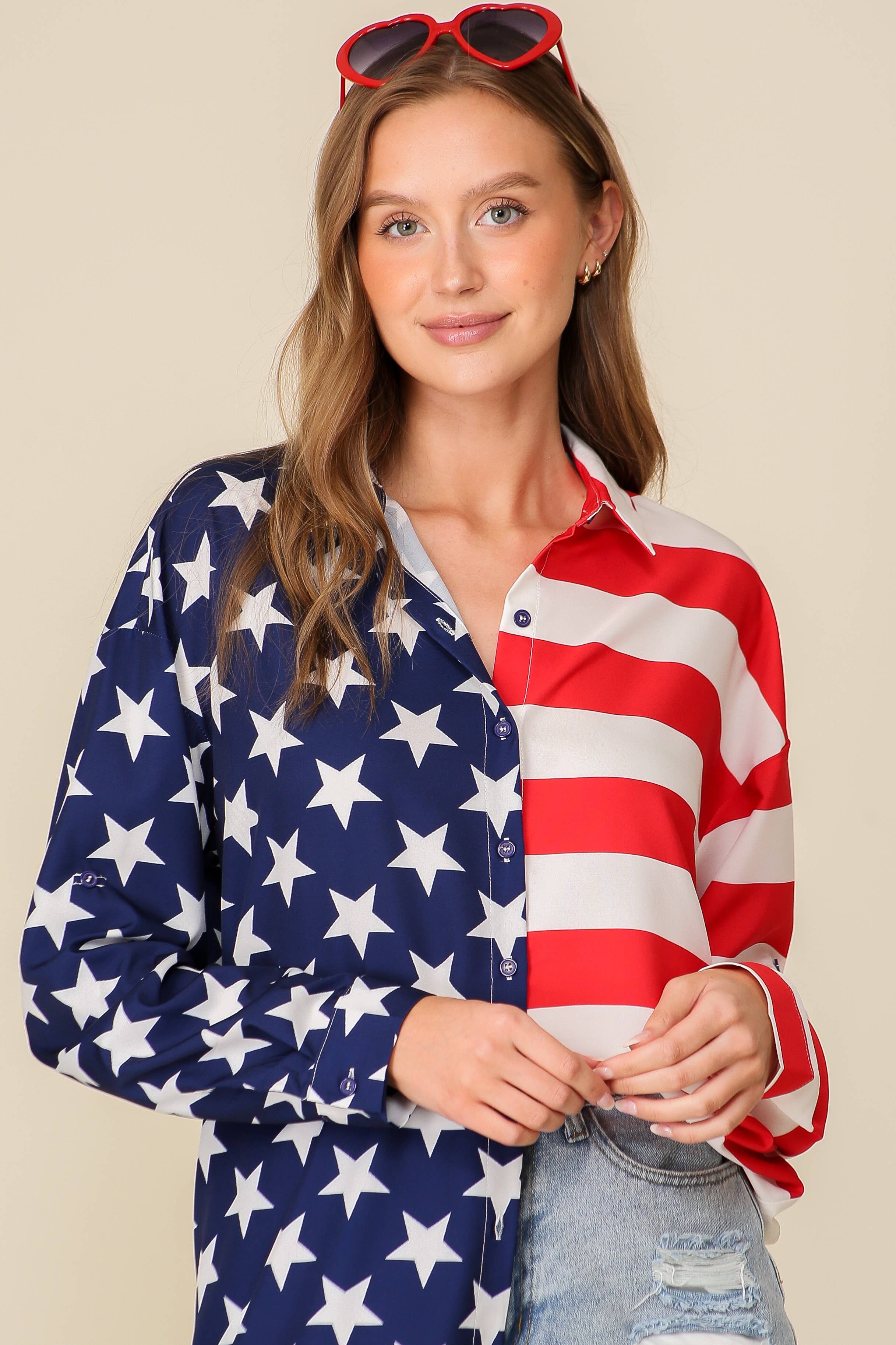 Americana USA Button Down Dress Shirt FINAL SALE