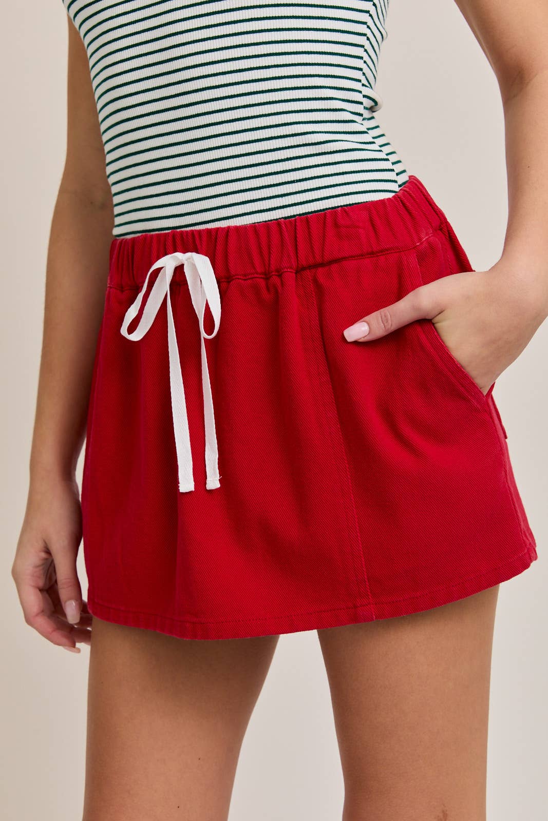 Elijah Drawstring Skort Shorts Large Only! FINAL SALE