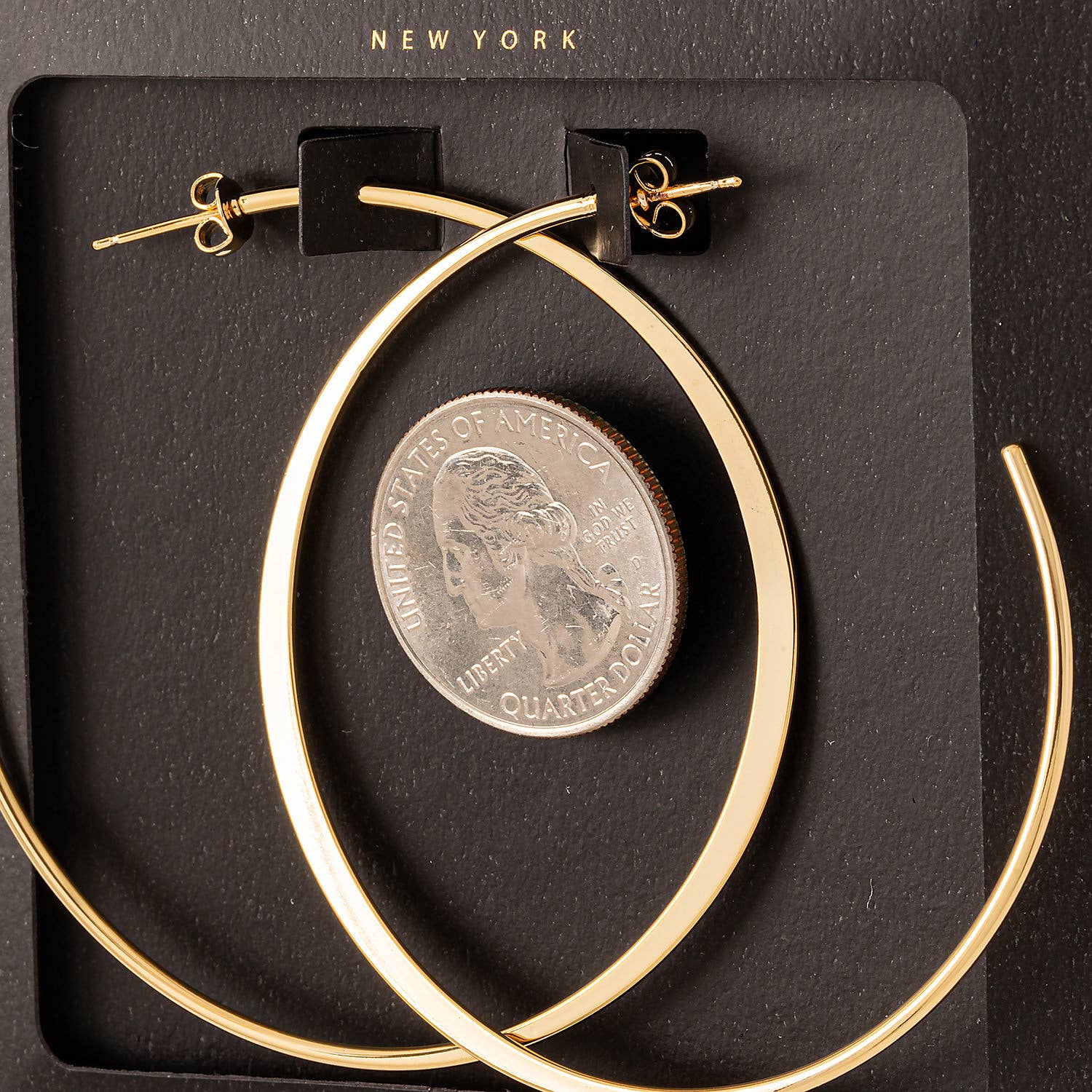 Avvi Secret Box Textured Hoop Earrings
