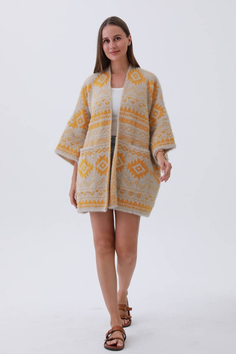 Sussex Tribal Print Cardigan PREORDER