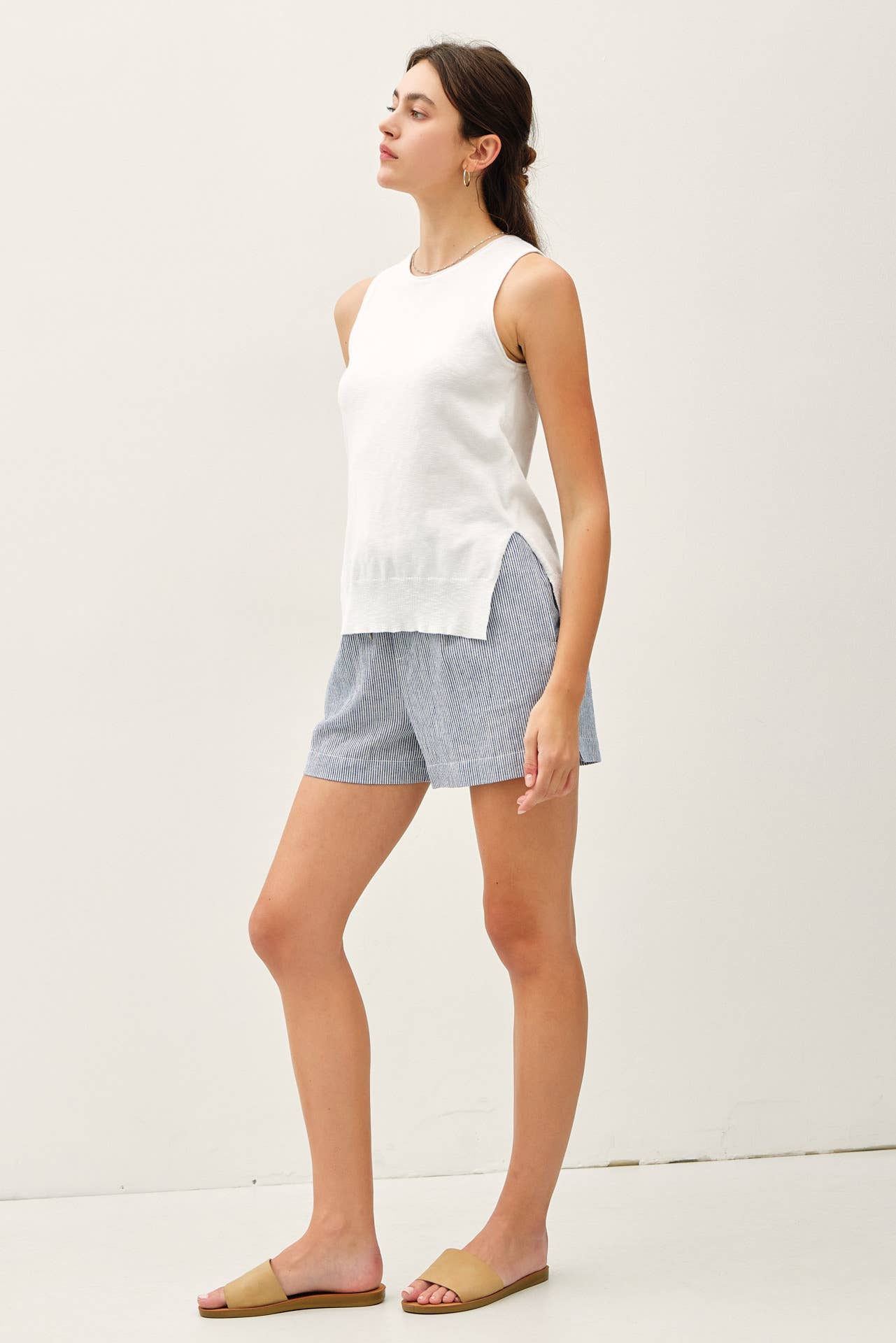 Martina Raw Seam Tank