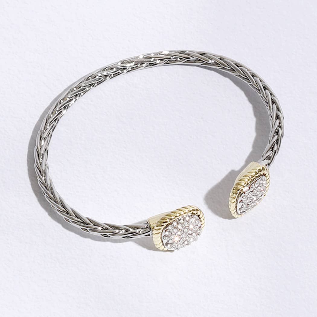 Duncan Square Edge Designed Braided Bracelet