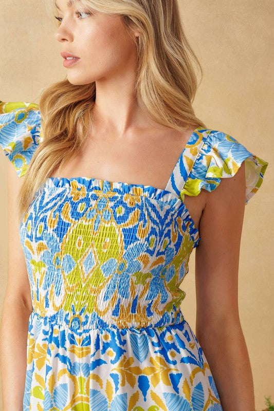 Sarah Print Jumpsuit