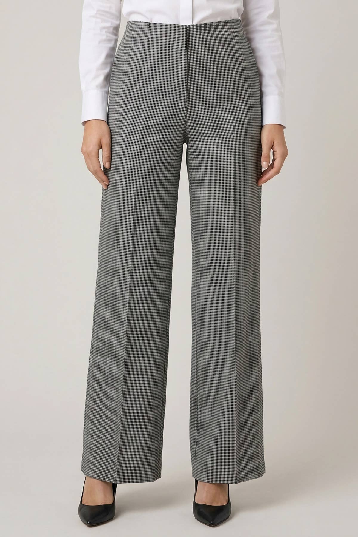 Drestin Houndstooth Straight Pants