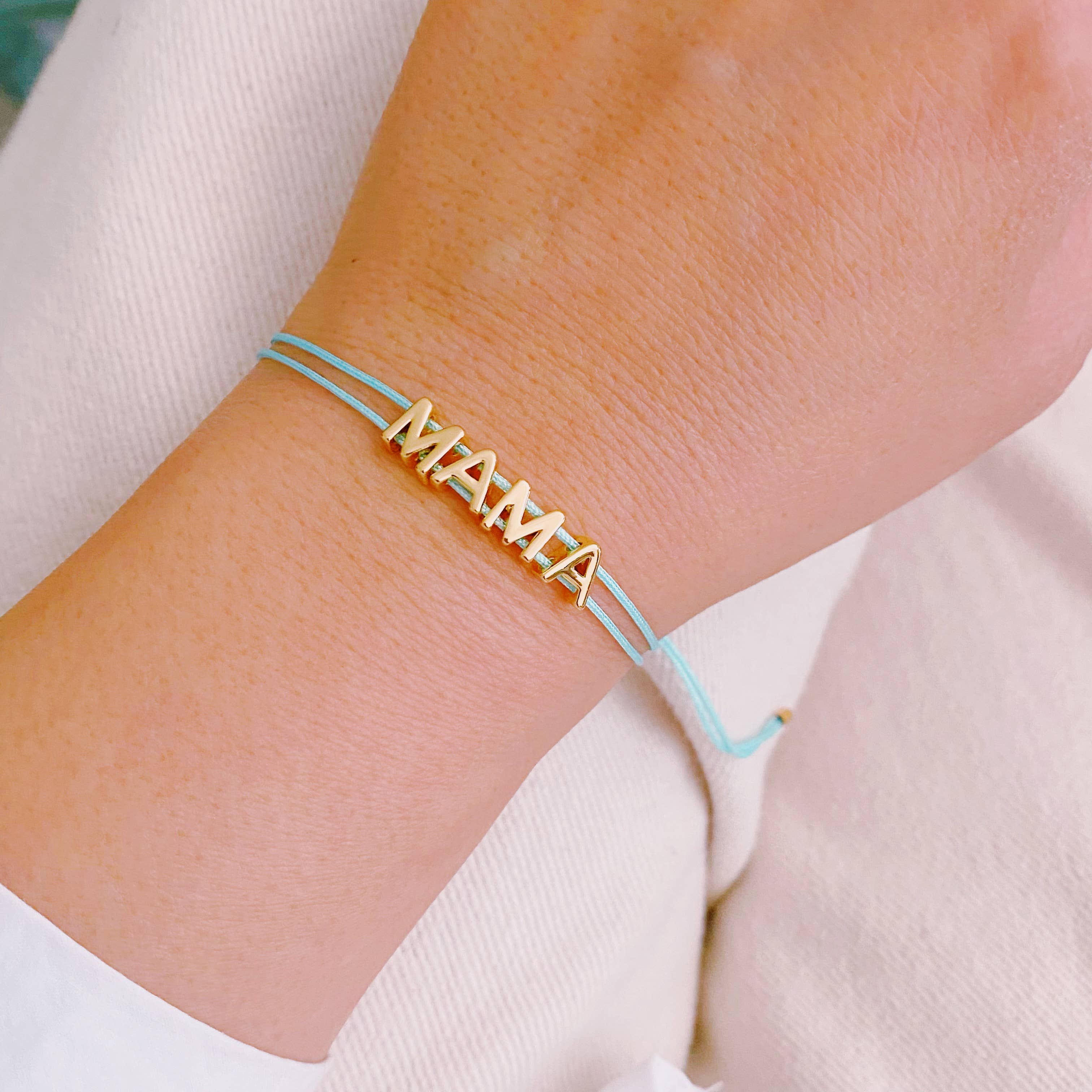 Mama Satin Thread Bracelet