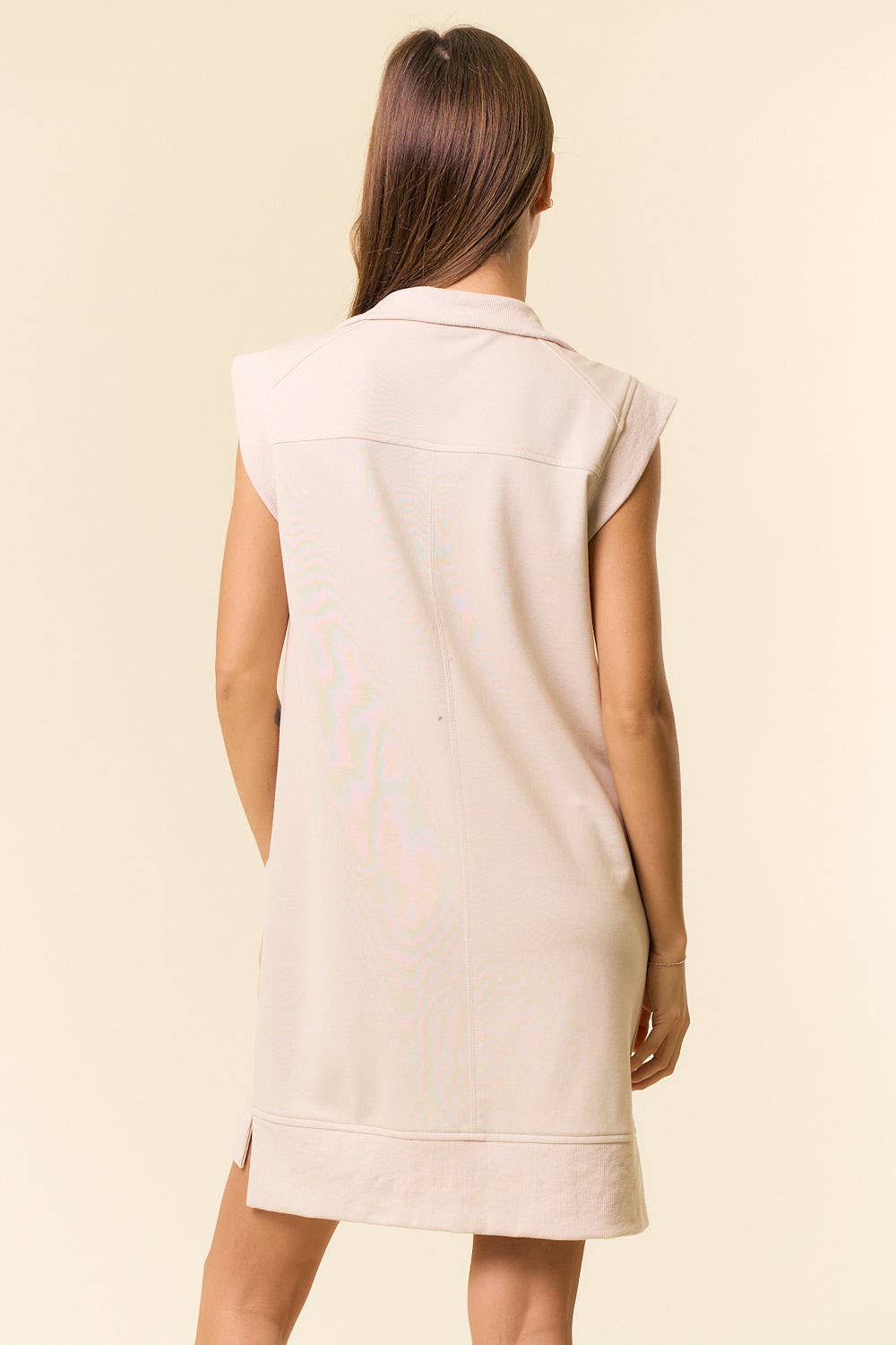 Zoe Zip-Front Cap Sleeve Mini Dress (2 Colors!)