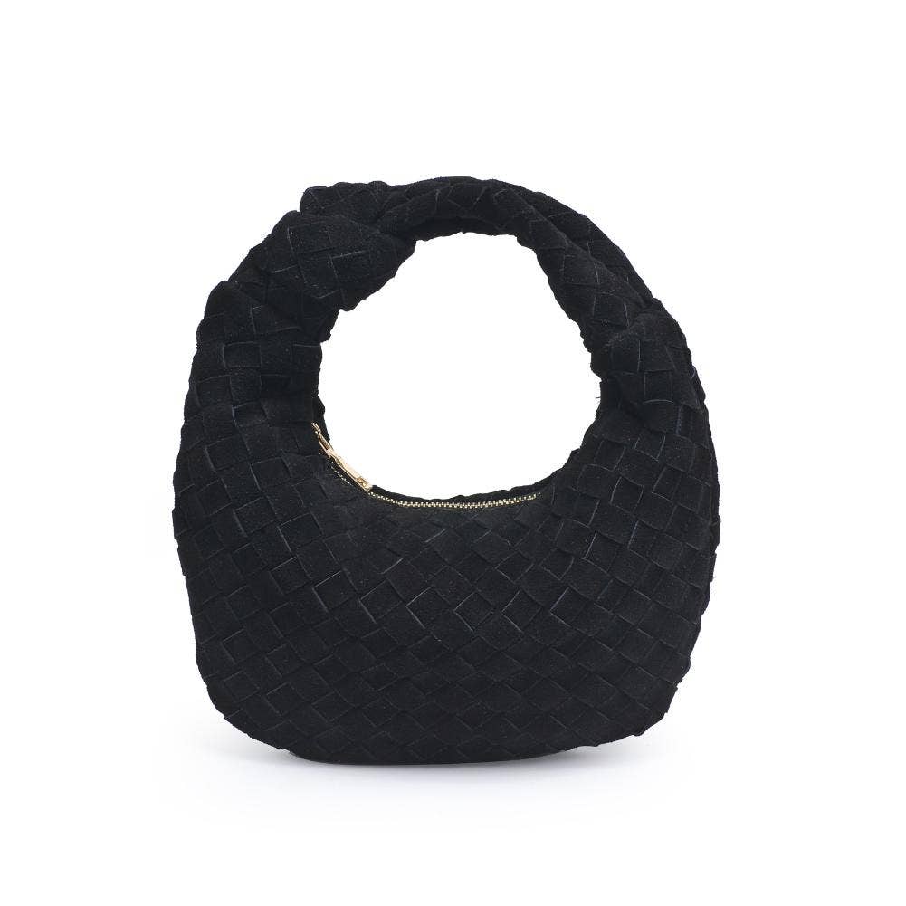 Autumn Woven Genuine Suede Leather Clutch (2 Colors!)