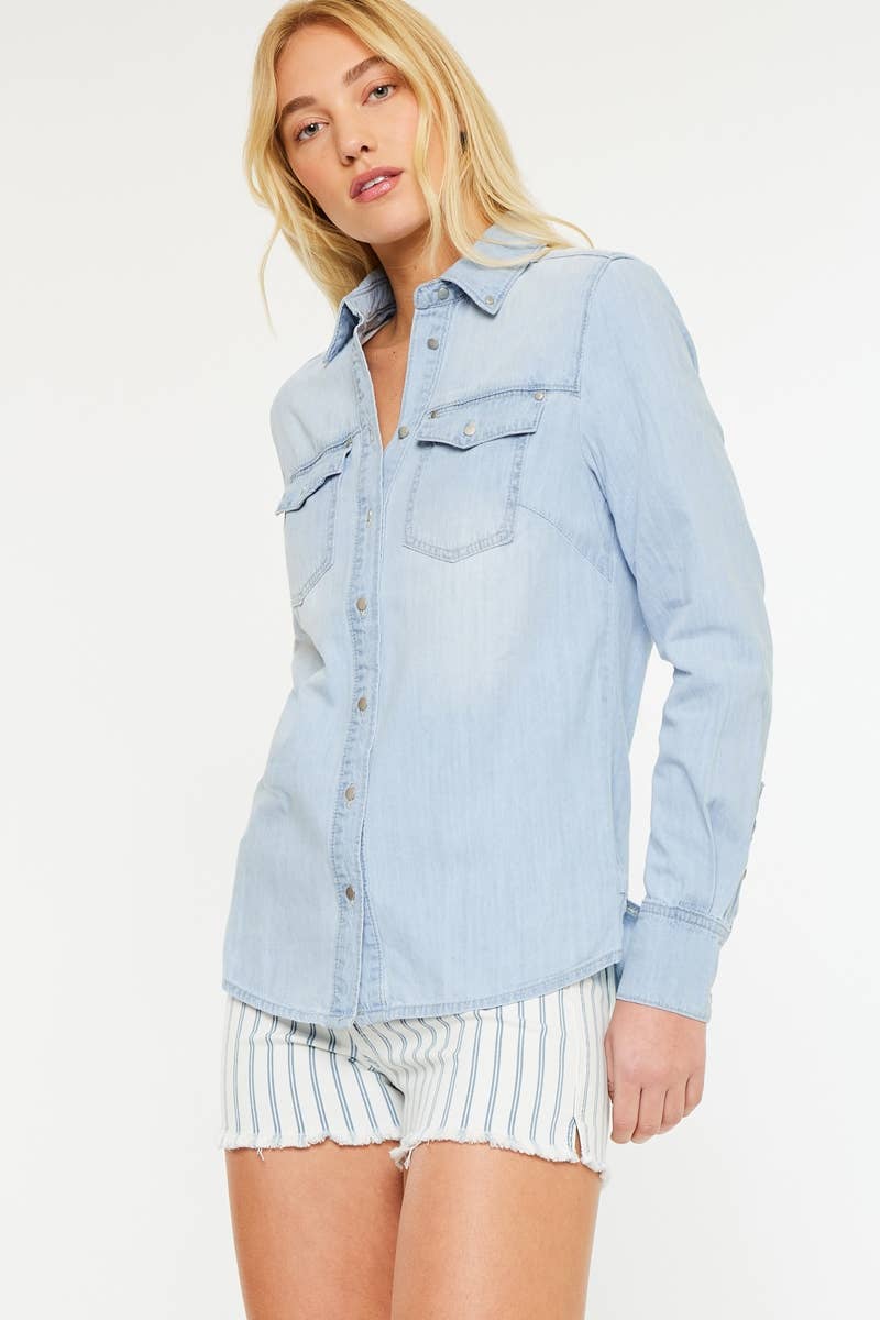 KanCan Sugar Denim Shirt