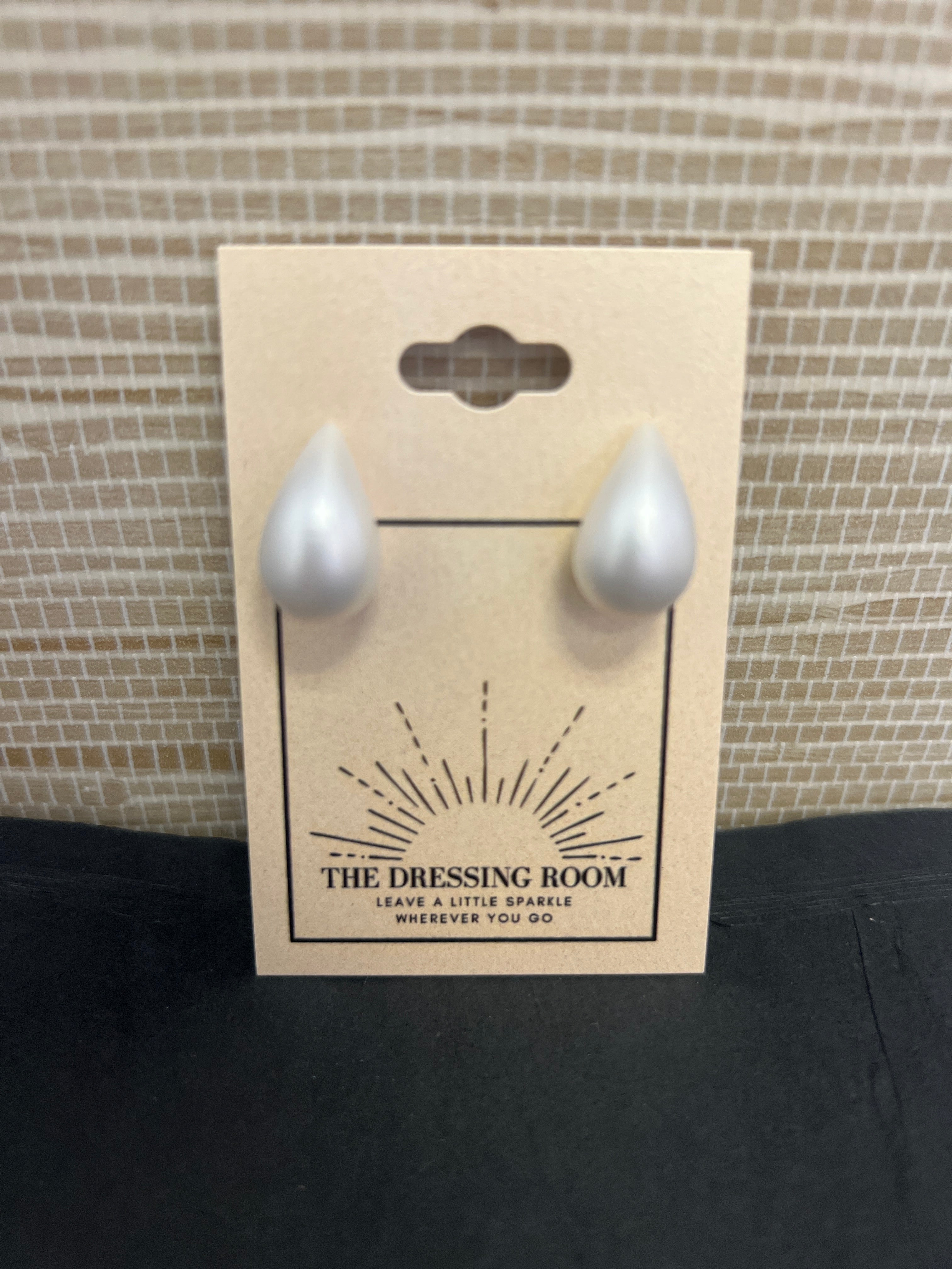 Afton Pearl Teardrop Earrings