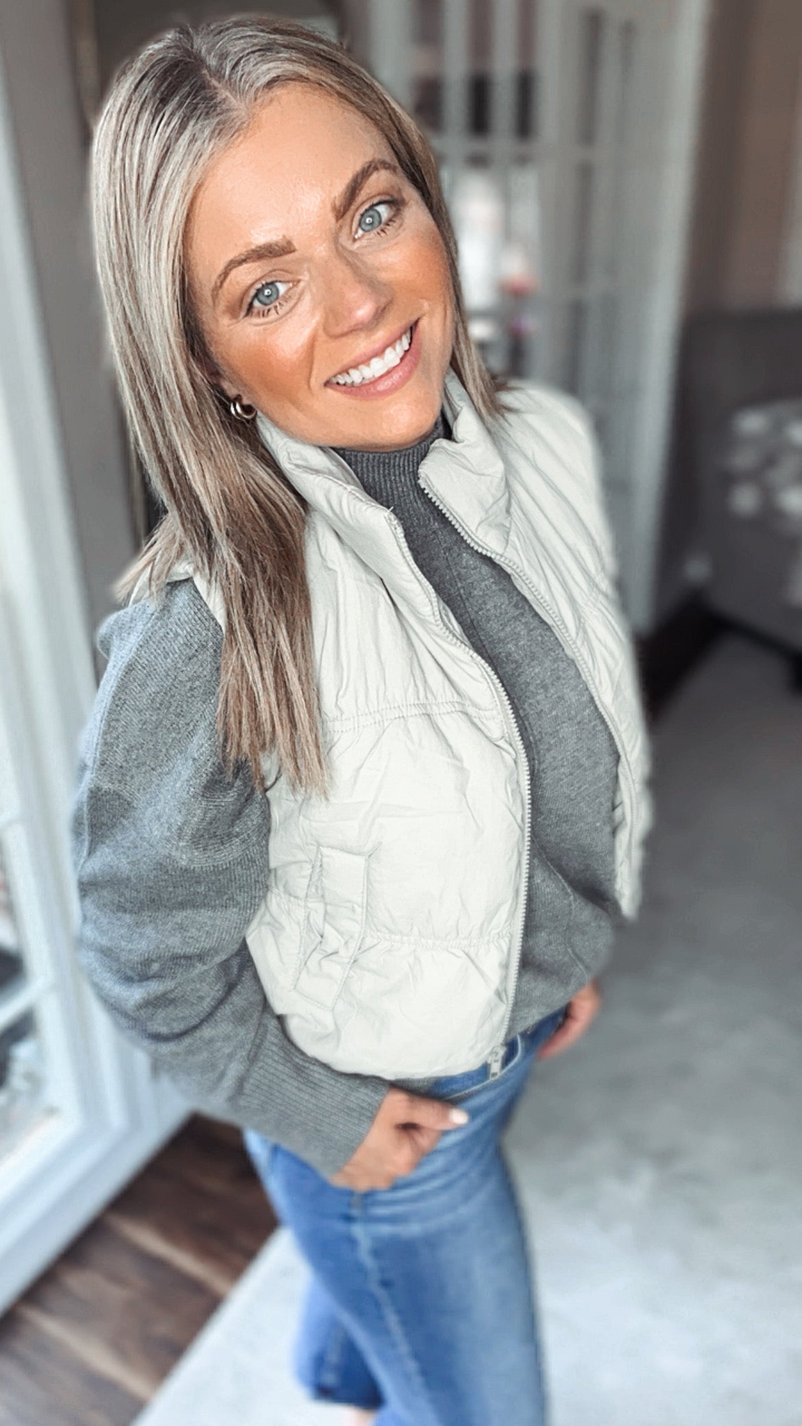 Stella Crop Puffer Vest (2 Colors!) FINAL SALE