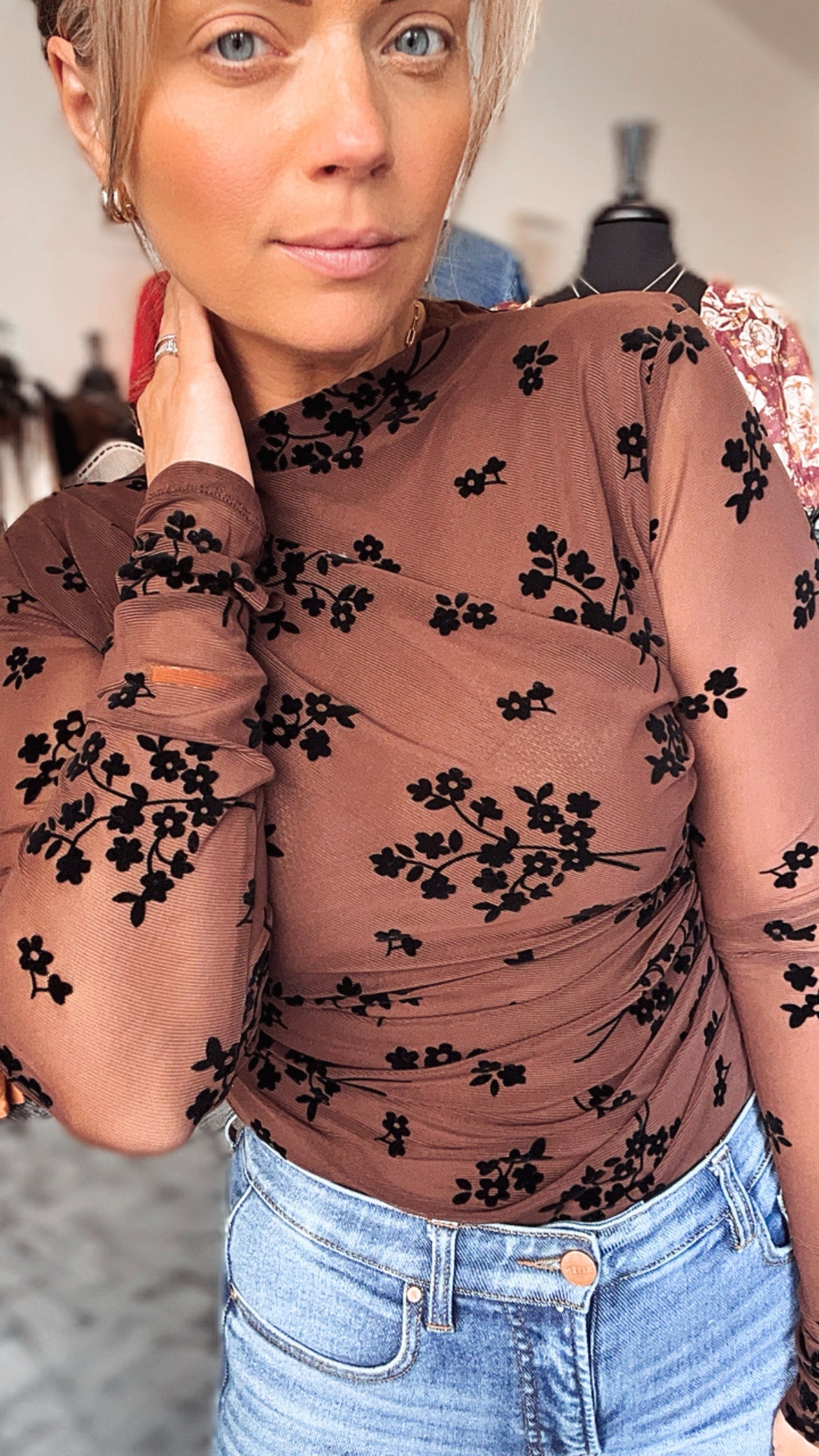 Bossie Floral Bodysuit Top