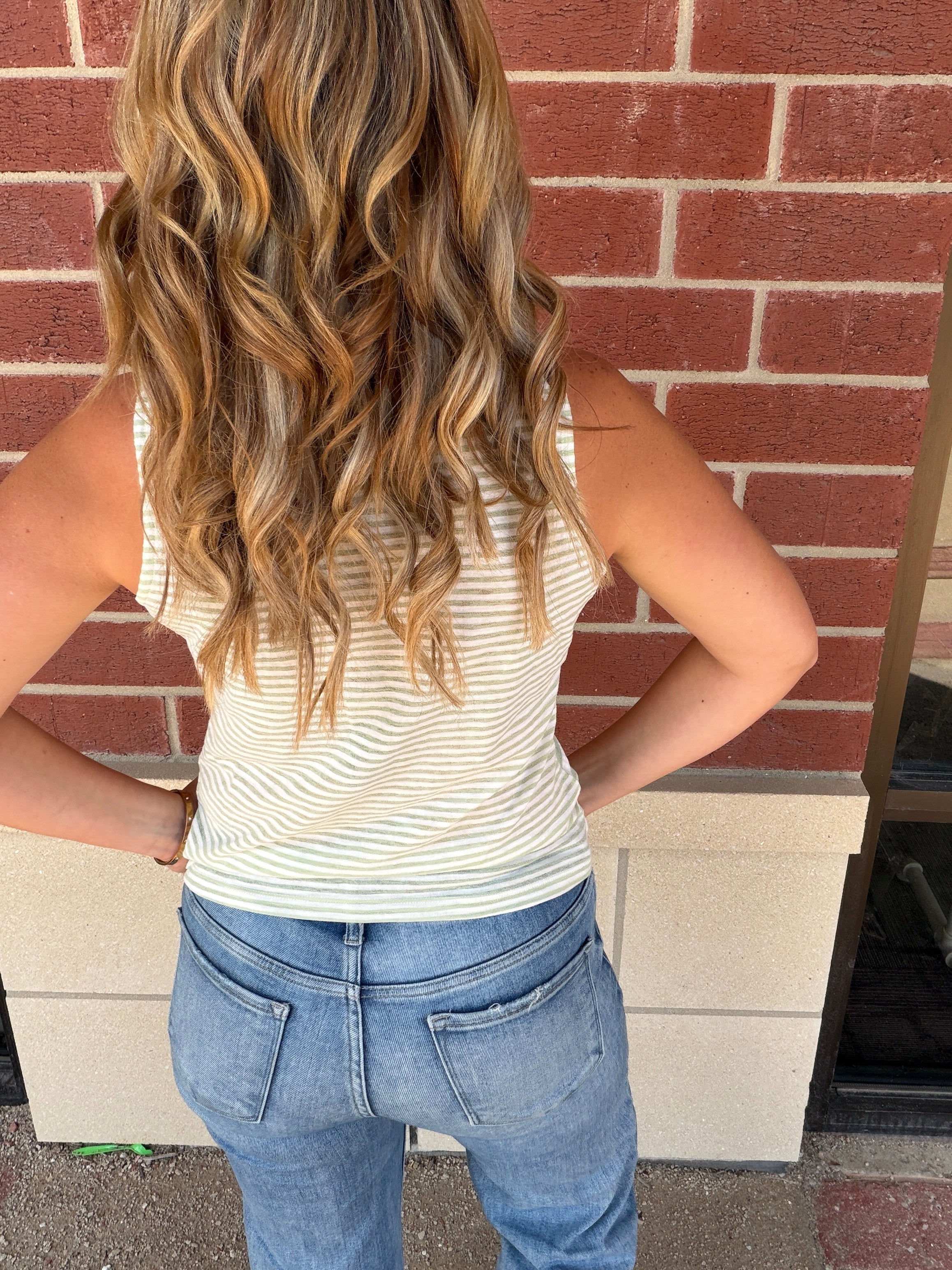 Hiller Stripe Tank Top -Small Only!