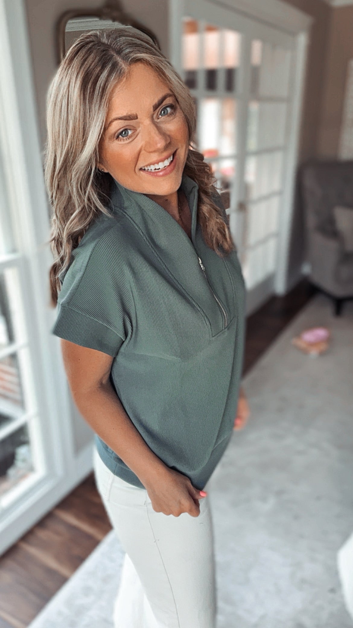 Tarpy Quarter Zip Top