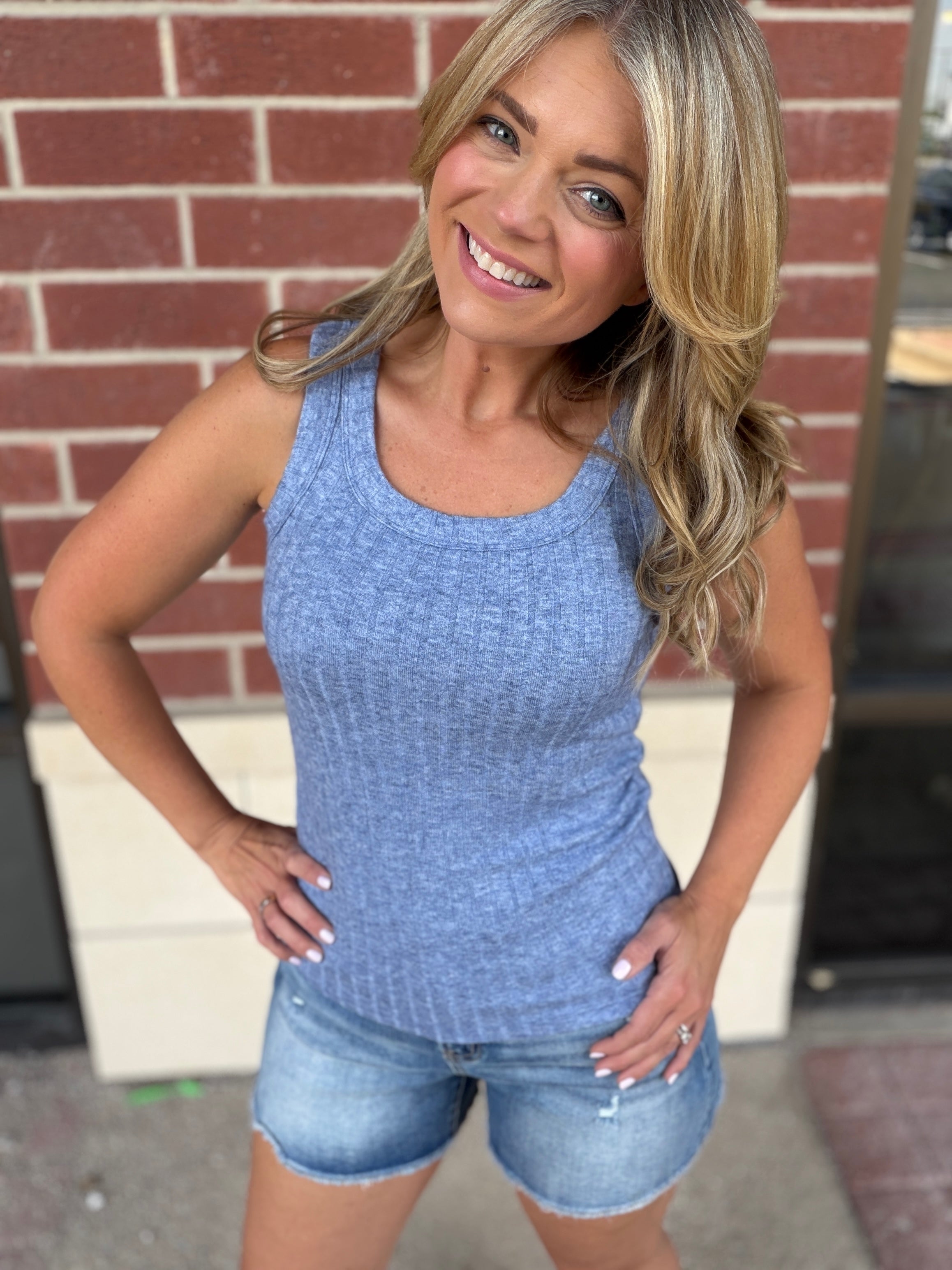 Valencia Ribbed Tank (3 Colors!) FINAL SALE