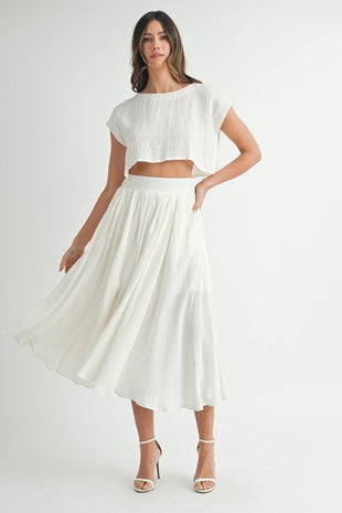 Miranda Top and Skirt Set