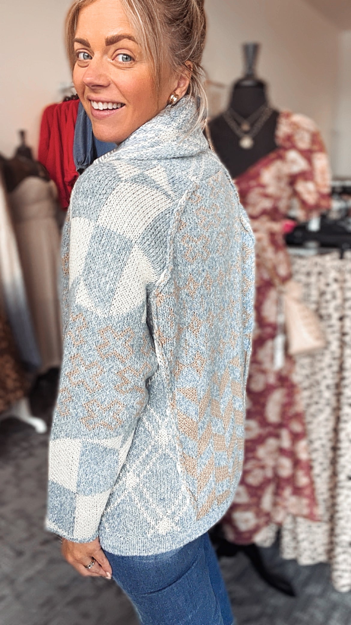 Billie Button Cardigan Sweater