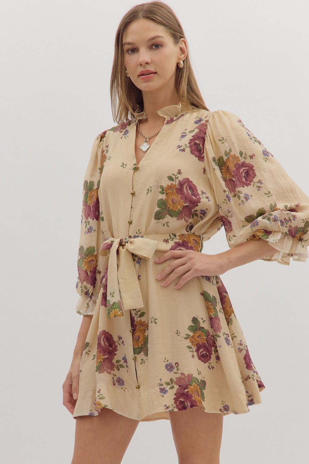 Ramona Floral Mini Dress