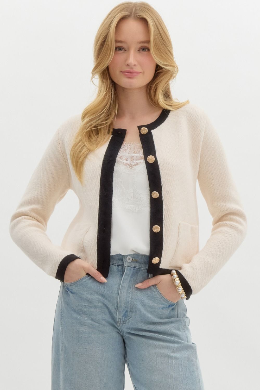 Hannah Button Sweater Cardigan FINAL SALE