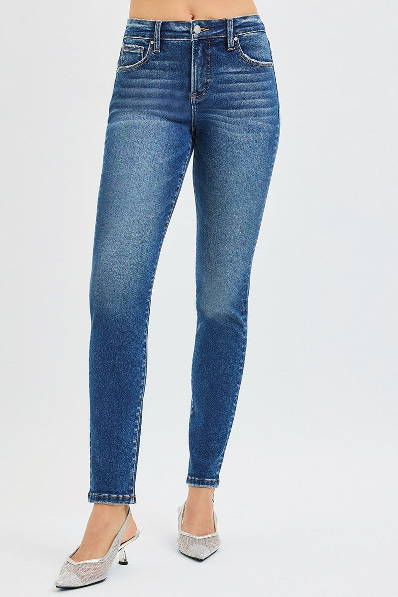 RISEN Winston Mid Rise Skinny Jeans