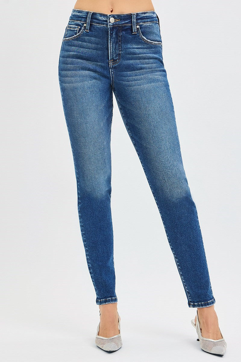 RISEN Winston Mid Rise Skinny Jeans