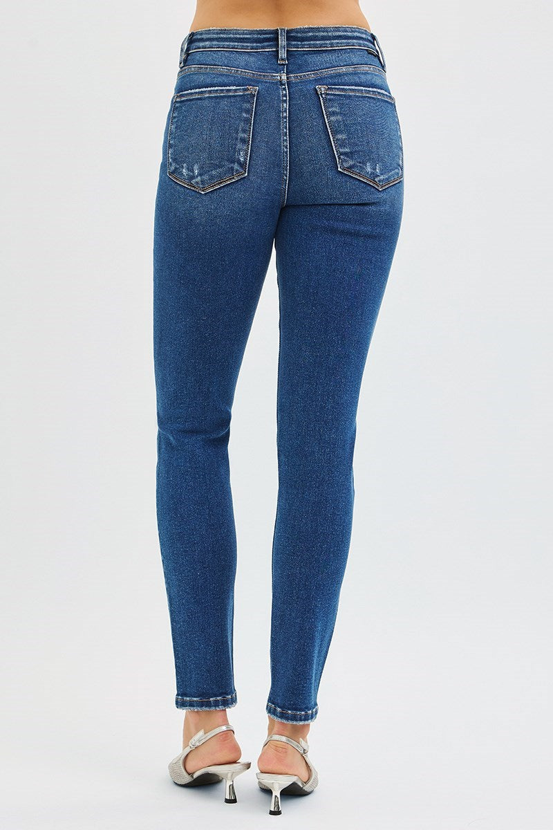 RISEN Winston Mid Rise Skinny Jeans