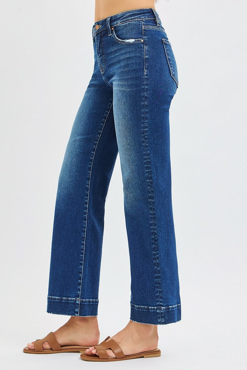 RISEN Vada High Rise Straight Jeans