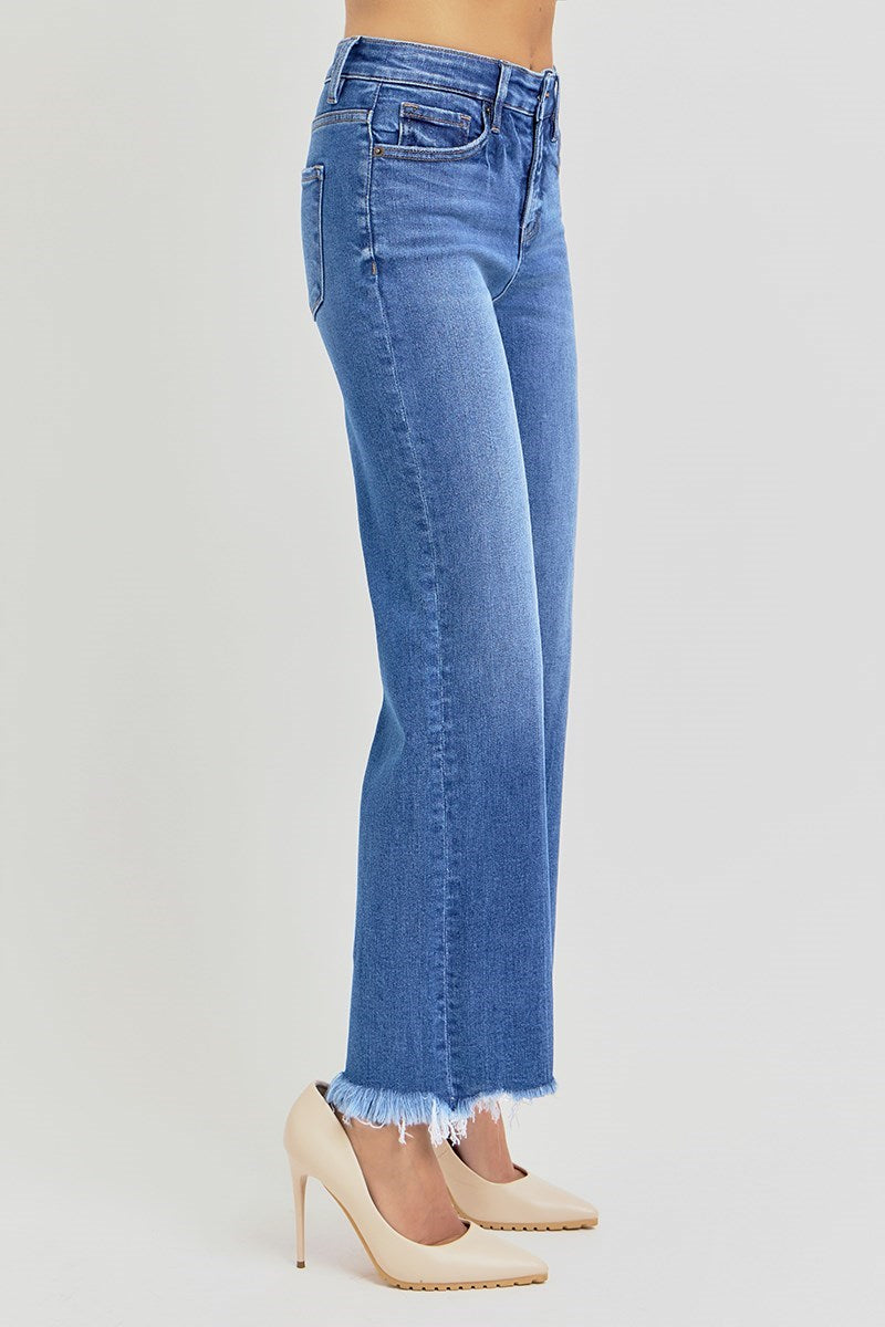 RISEN Angie High Rise Straight Jeans