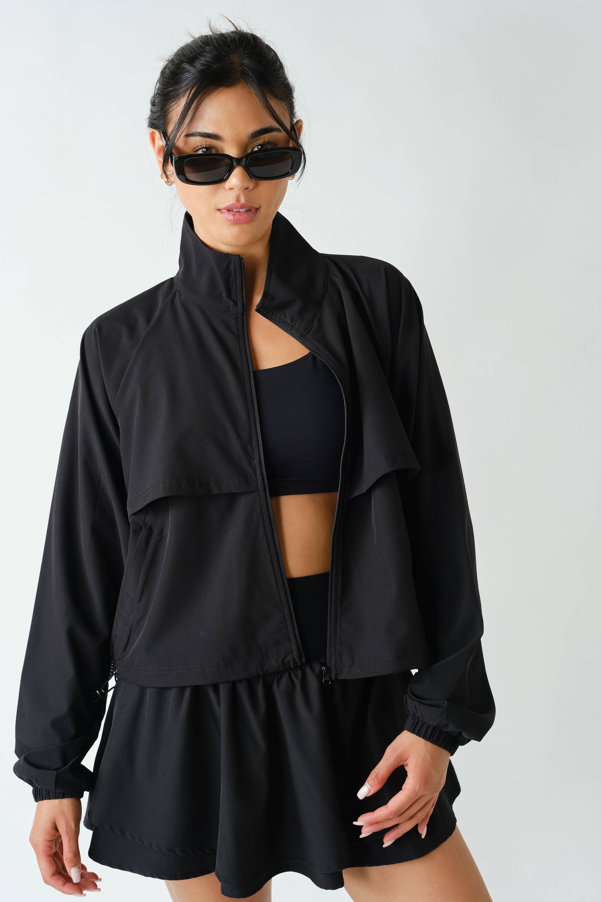 Swift Move Windbreaker Active Black Jacket