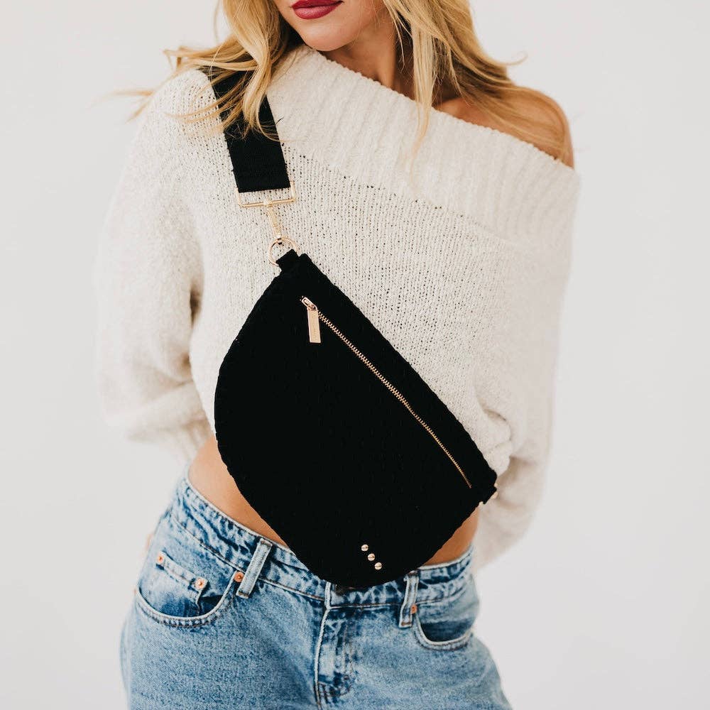 Suede Westlyn Woven Bum Bag (5 Colors!)